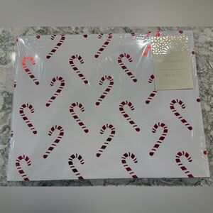 NWT Cynthia Rowley Red and White Candy Cane Gift Boxes, set of 5